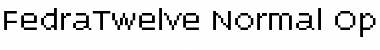 Download FedraTwelve Normal Font Title Preview