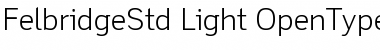 Download Felbridge Std Light Font Title Preview