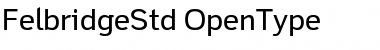 Download Felbridge Std Regular Font Title Preview