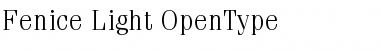 Download ITC Fenice Light Font Title Preview