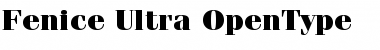 Download ITC Fenice Ultra Font Title Preview