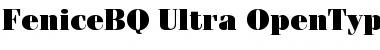 Download Fenice BQ Regular Font Title Preview