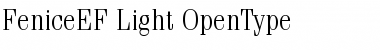 Download FeniceEF-Light Regular Font Title Preview