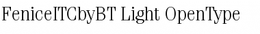Download ITC Fenice Light Font Title Preview