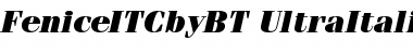 Download ITC Fenice Ultra Italic Font Title Preview
