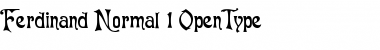Download Ferdinand Regular Font Title Preview