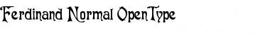 Download Ferdinand Normal Font Title Preview
