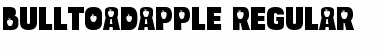 Download Bulltoad Apple Regular Font Title Preview