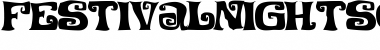 Download FestivalNightsC Regular Font Title Preview