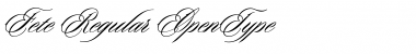 Download Fete Regular Font Title Preview