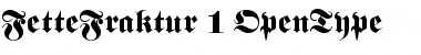 Download Fette Fraktur Regular Font Title Preview