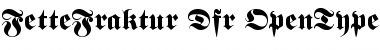 Download Fette Fraktur Dfr Font Title Preview