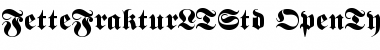 Download Fette Fraktur LT Std Regular Font Title Preview