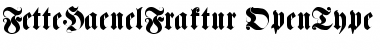 Download Fette Haenel Fraktur Regular Font Title Preview