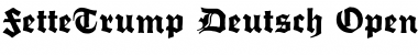 Download Fette Trump-Deutsch Regular Font Title Preview