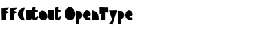 Download FFCutout Regular Font Title Preview