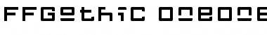 Download FFGothic OneOne Font Title Preview