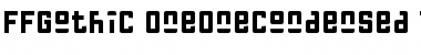 Download FFGothic OneOneCondensed Font Title Preview