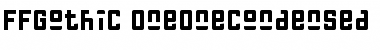 Download FFGothic OneOneCondensed Font Title Preview