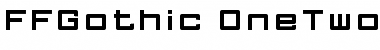 Download FFGothic OneTwo Font Title Preview