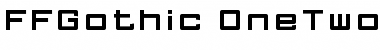 Download FFGothic OneTwo Font Title Preview