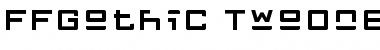Download FFGothic TwoOne Font Title Preview