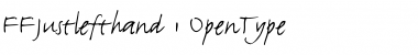 Download FFJustlefthand Regular Font Title Preview