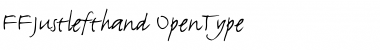 Download FFJustlefthand Regular Font Title Preview