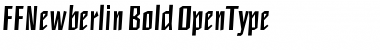 Download FFNewberlin-Bold Regular Font Title Preview