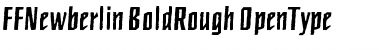 Download FFNewberlin-BoldRough Regular Font Title Preview