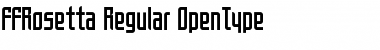 Download FFRosetta-Regular Regular Font Title Preview
