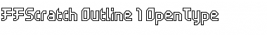 Download FFScratch-Outline Regular Font Title Preview