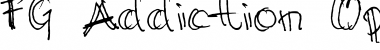 Download FG Addiction Regular Font Title Preview