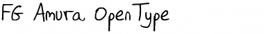 Download FG Amura Regular Font Title Preview