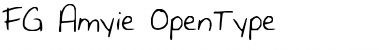 Download FG Amyie Regular Font Title Preview