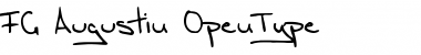 Download FG Augustin Regular Font Title Preview
