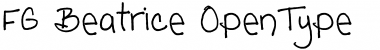 Download FG Beatrice Regular Font Title Preview