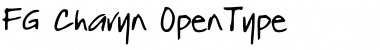 Download FG Charyn Regular Font Title Preview