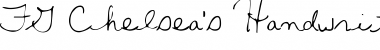 Download FG Chelsea's Handwriting Regular Font Title Preview