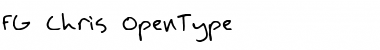 Download FG Chris Regular Font Title Preview