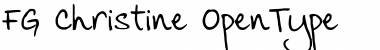 Download FG Christine Regular Font Title Preview