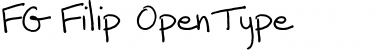 Download FG Filip Regular Font Title Preview