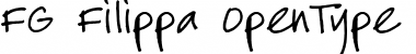 Download FG Filippa Regular Font Title Preview