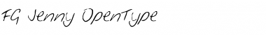 Download FG Jenny Regular Font Title Preview