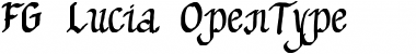 Download FG Lucia Regular Font Title Preview