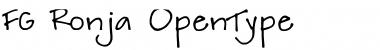 Download FG Ronja Regular Font Title Preview