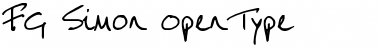 Download FG Simon Regular Font Title Preview