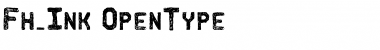 Download Fh_Ink Regular Font Title Preview