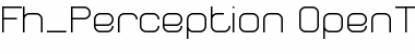 Download Fh_Perception Regular Font Title Preview