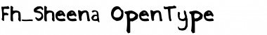 Download Fh_Sheena Regular Font Title Preview